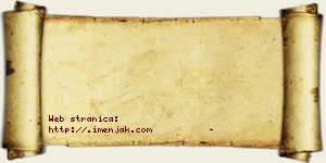 Isidor Protić vizit kartica